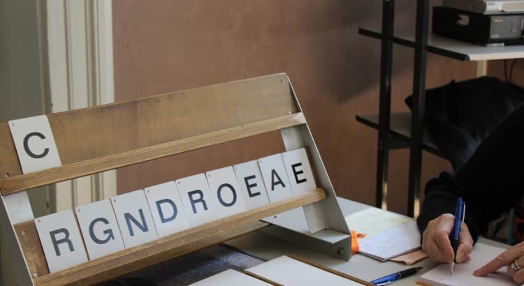Photo activité : chiffres et lettres